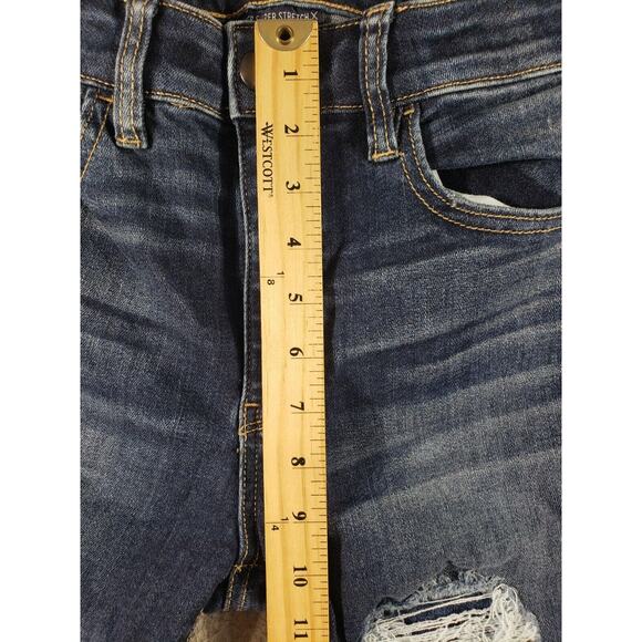 American Eagle Jeans Women's 8 Short Hi-Rise Jegging Distressed Stretch 28x27 - Picture 7 of 16